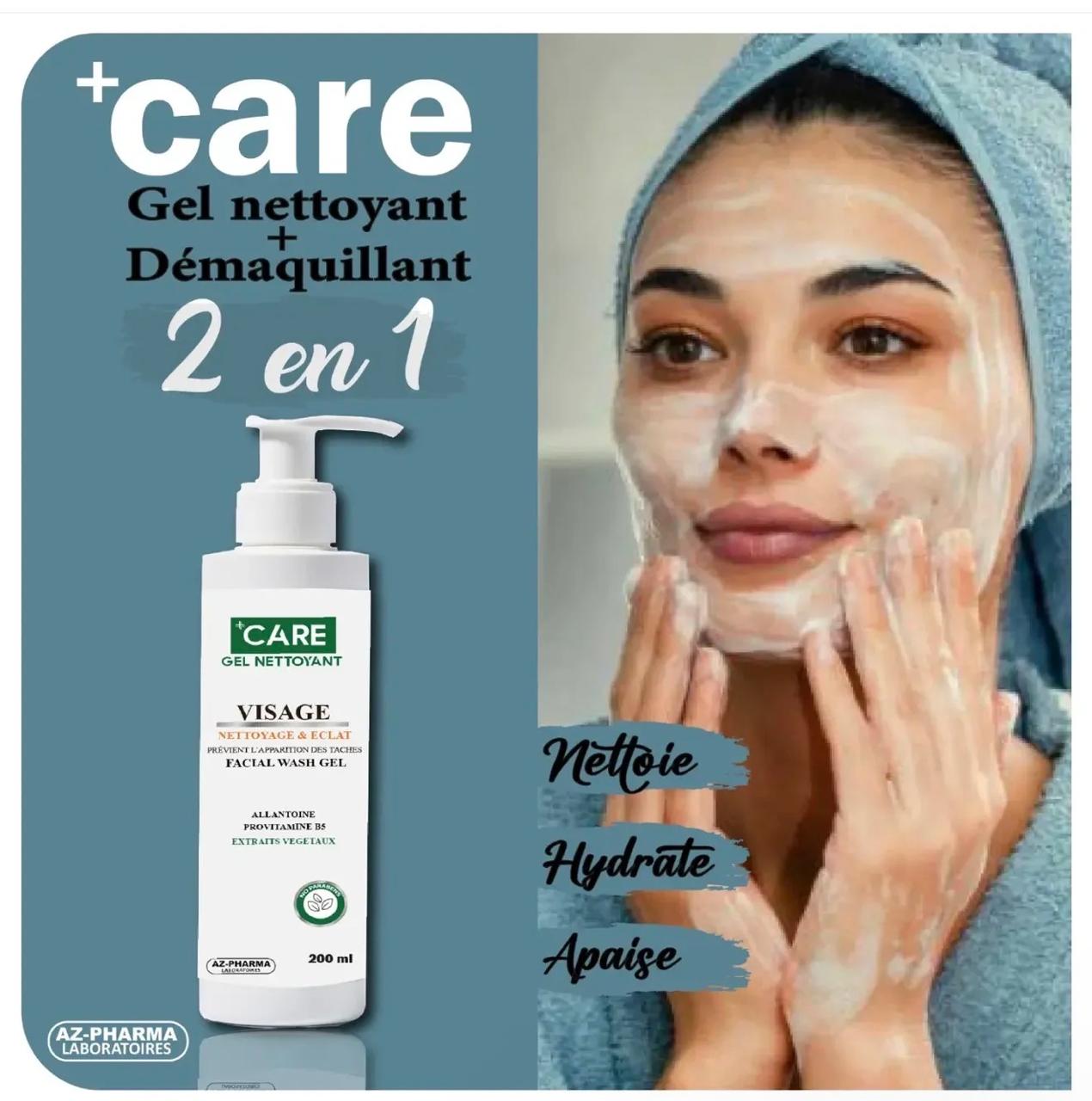 +CARE Gel Nettoyant Visage