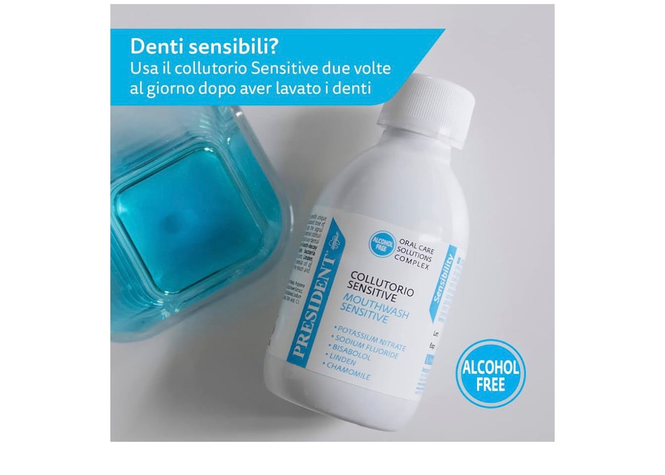 Pack PRESIDENT Sensitive – Routine complète dents & gencives sensibles