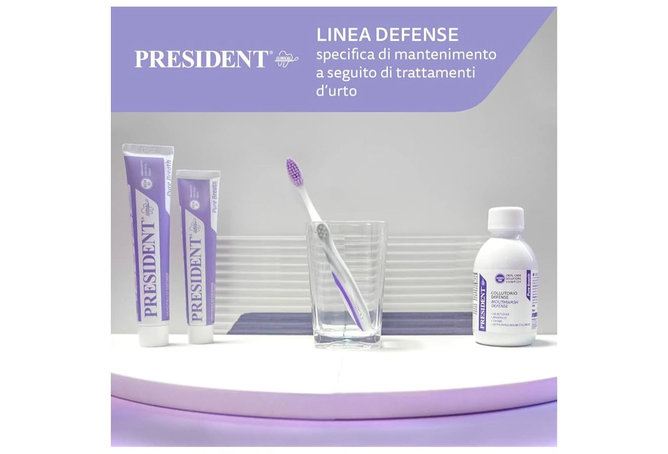 Pack PRESIDENT Defense – Protection complète anti-plaque et mauvaise haleine
