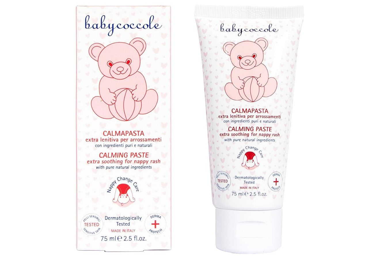 Babycoccole Calma Pasta – Crème de change peaux sensibles 75 ml