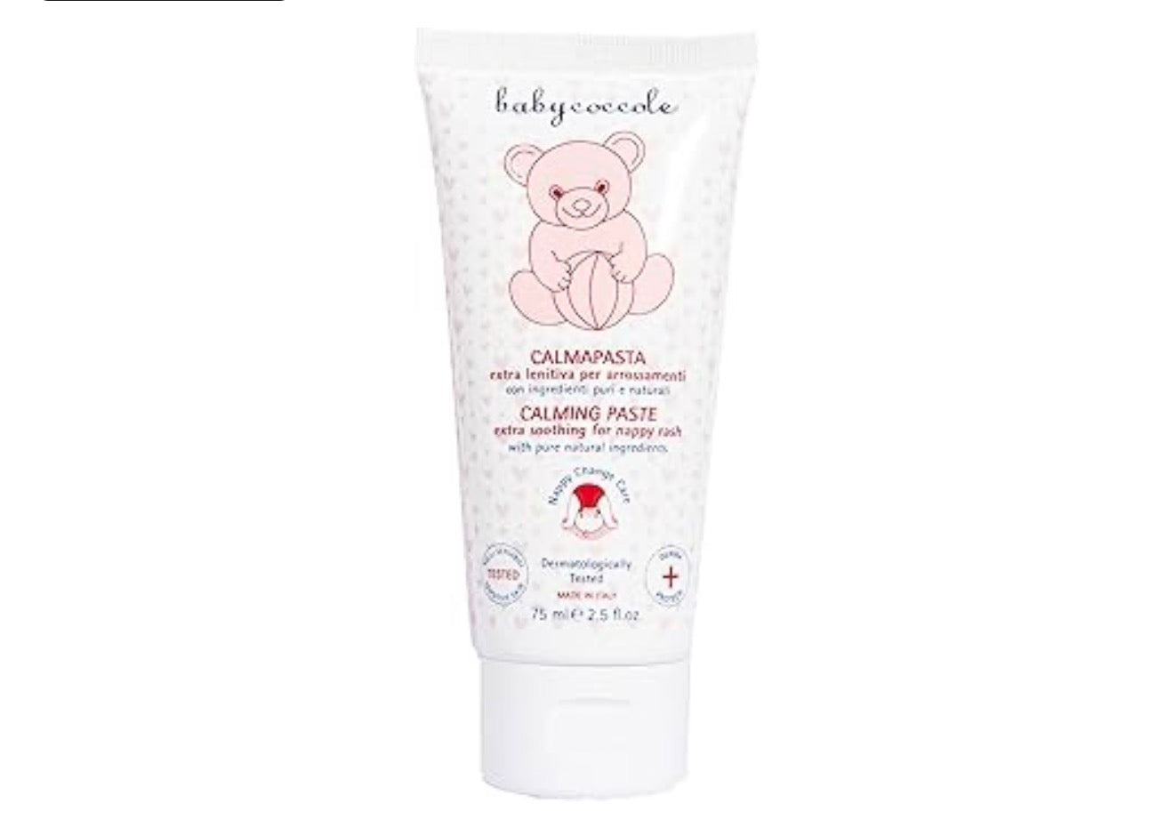 Babycoccole Calma Pasta – Crème de change peaux sensibles 75 ml